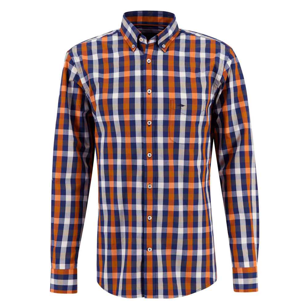 Fynch Hatton Combi Check Shirt | Jarrolds, Norwich